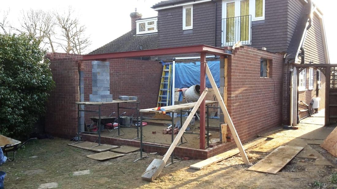 A recent building project by Trojan Construction in West Kent
